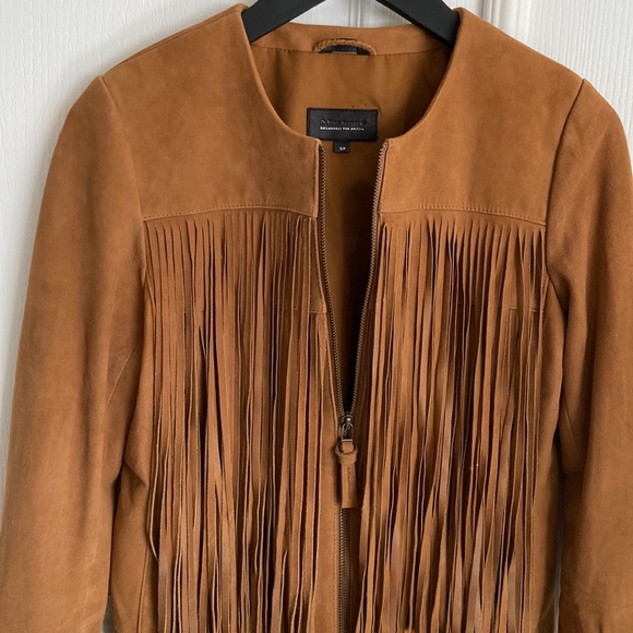 Mackage for Aritzia Suede Fringe DENNA Jacket - Picture 6 of 12